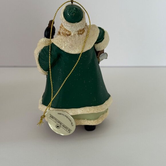 Bradford Editions Joyous Friendships At Christmas Santa Ornament Hand-Painted Co - Picture 4 of 9